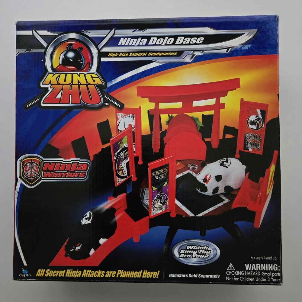 Ninja Dojo Base Playset - Red and Black